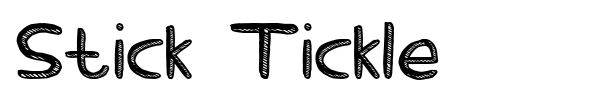 Stick Tickle font preview